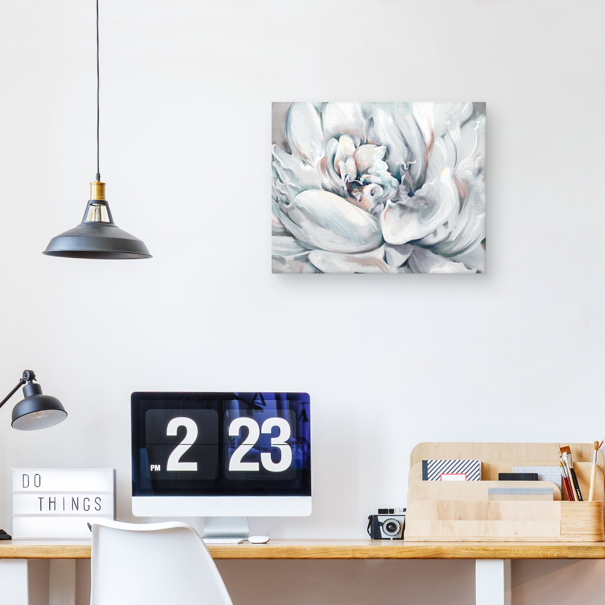 Winter Blossom by Studio Arts Canvas Art Print