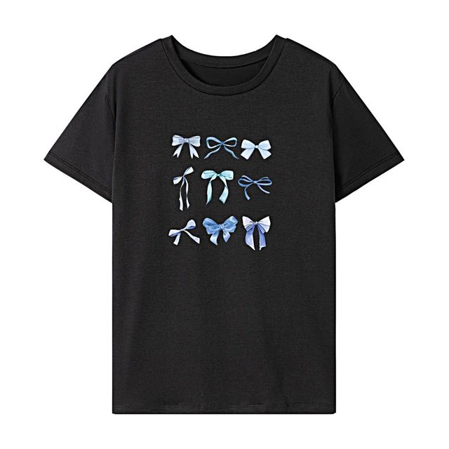 Camiseta para mujer Ropa deportiva de verano con cuello redondo Fernando