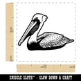 thumbnail image 2 of Brown Pelican Self-Inking Rubber Stamp Ink Stamper - Orange Ink - Small 1 Inch, 2 of 7