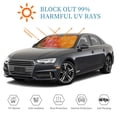 thumbnail image 6 of Kdxio Orange Flower Psychedelic Print Windshield Sun Shade, Foldable Sun Blocker for Car,Truck,SUV Automotive Interior Sun Protection,Reflective Shade for Front Windshield(Medium), 6 of 7