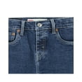 thumbnail image 5 of Levi's Boys' 501 Original Dark Wash Straight Stretch Denim Jeans Blue 8 REG, 5 of 8
