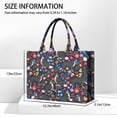 thumbnail image 3 of Large Capacity Tote Bag,Bernese Mountain and Flower Handbag Fashion Luxury Tote Bag,15.7"x13"x 5.1" Inches,Laptop Compatible, 3 of 6