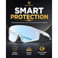 UV400 Polarized Photochromic Safety Glasses, PC Lens Impact Resistant ...