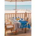 thumbnail image 2 of Outdoor Tablecloth with Umbrella Hole for Patio/Picnic/Party/Camping, Coastal Starfish Waterproof Table Cloth Rectangle Table Cover Washable, Beach Ocean Nautical Wooden Grain (52"x 70"), 2 of 8
