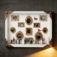 thumbnail image 4 of DIY Mini Museum Shadow Box Kit, 3D Picture Frame with Miniature Frames & Figurines, Creative Wall Decor for Home & Office, Personalized Memory Display, Art Craft Gift, 4 of 9