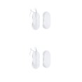thumbnail image 2 of sweethay Sombra de ojos Poliéster simple Fácil de usar Venda para los ojos Multifuncional al aire libre Conveniente Útil Cubre ojos para Blanco 2Conjunto, 2 of 6