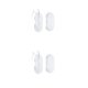thumbnail image 4 of Sonducket Cubierta para los ojos Transpirable Fácil de usar Cubre los ojos con los ojos vendados para dormir Blanco Blanco 2Conjunto, 4 of 6