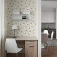 thumbnail image 4 of Large Gold Dot Peel and Stick Wallpaper, 4 of 9