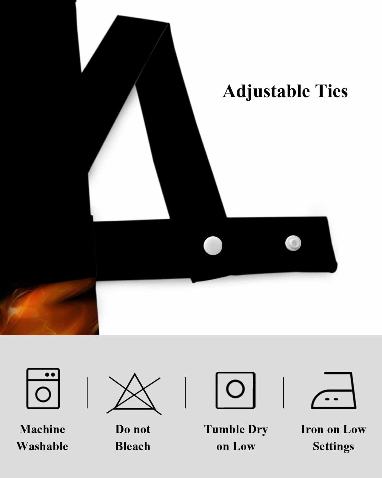 Flame Baseball Tie Up Valances Curtain, Adjustable Kitchen Sports Black Background Abstract Art Valances for Windows Decor, Rod Pocket Short Curtains Set for Bedroom/Bathroom, 54"x18"