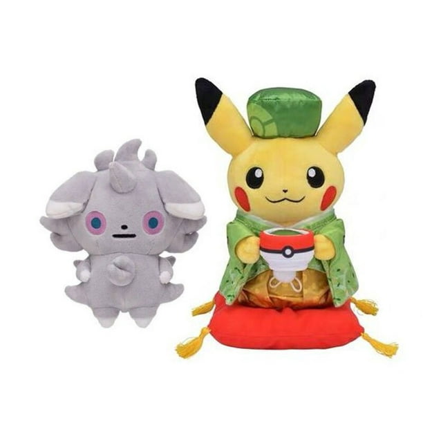 TAKARA TOMY peluche Pokemon Pikachu Anime Skitty Espurr animal de compagnie  mignon Animal en peluche peluche cadeau pour enfants enfants 