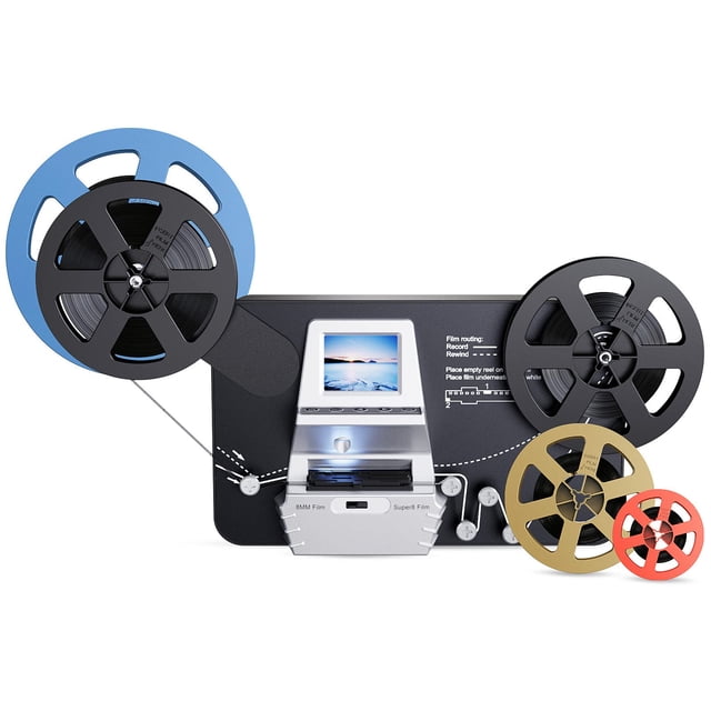 Convertidor de película a digital Eyesen de 8 mm y Super 8 con pantalla 2.4