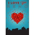 thumbnail image 1 of I Love You Reno, Nevada (36x54 Giclee Gallery Art Print, Vivid Textured Wall Decor), 1 of 3