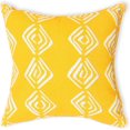 thumbnail image 6 of · REDEARTH · Printed Throw Pillow Cushion Covers-Woven Decorative Farmhouse Cases Set for Couch, Sofa, Bed, Chair, Dining, Patio, Outdoor, car; 100% Cotton (18"x18"; Mustard1) Pack of 4, 6 of 9
