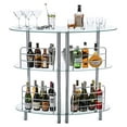 thumbnail image 1 of Mango Steam Bar à Liqueur Contemporain Moderne pour la Maison Table Catalina Verre Trempé, 1 of 5