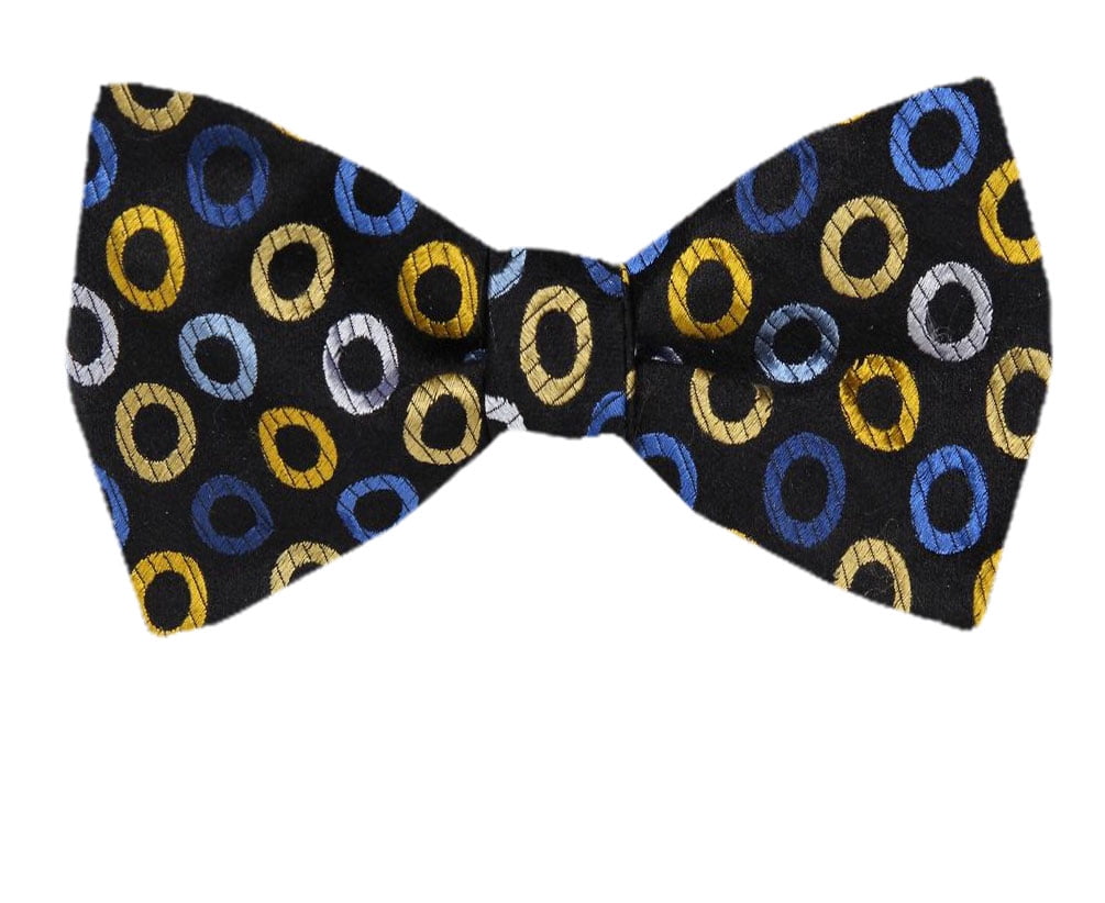 FBTZ1010 Mens Silk Self Tie Bow Tie