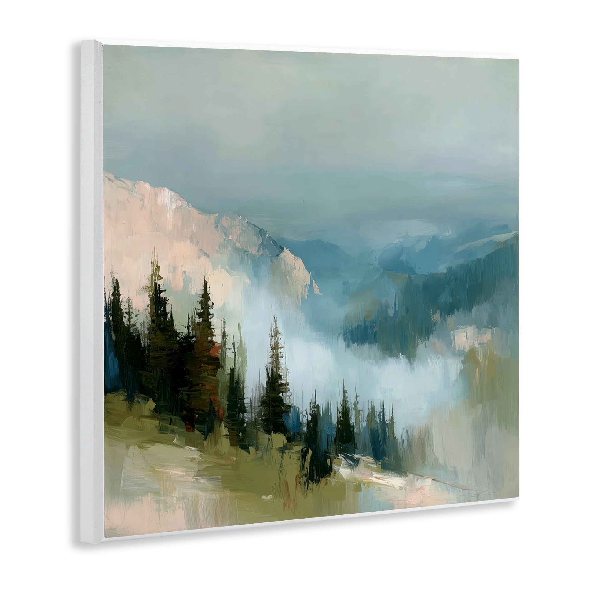 Stupell Industries Mountain Forest Impression Wall Plaque Art, design by Kim Curinga