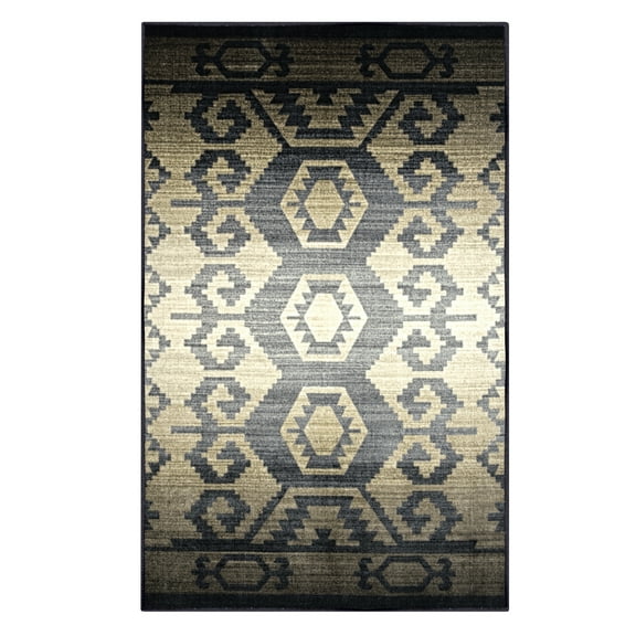 Catori Rustic Indoor Washable Area Rug by Blue Nile Nills - 8' x 10', Multi-Color