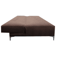thumbnail image 3 of Sofá Cama Reclinable EL BAZAR STORE Vegas Lino Chocolate Moderno Abotonado, 3 of 5