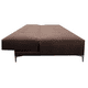 thumbnail image 3 of Sofá Cama Reclinable EL BAZAR STORE Vegas Lino Chocolate Moderno Abotonado, 3 of 5