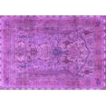 thumbnail image 1 of Ahgly Company Indoor Rectangle Persian Purple Traditional Area Rugs, 2' x 3', 1 of 4