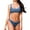 Blue, variant on Charmo Bikini Sporty Crop Top, Swimsuit (Women's)