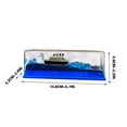 thumbnail image 6 of Zzbeans Floating Ship in a Bottle, 300ml Fluid Drifting Decoration with Unsinkable Resin Ship, Desktop Wave Motion Decoration for Stress Relief, Car Bedroom Living Room Office Tabletop Decor Gift, 6 of 6