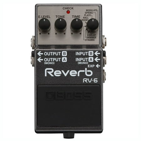 Boss RV-6 Multi Effects MultiStomp Chorus Delay Reverb Guitar Pedal