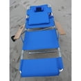 thumbnail image 3 of Ostrich The Deluxe 3N1 Lightweight Outdoor Beach Lounge Chair with Footrest, Blue, 3 of 9