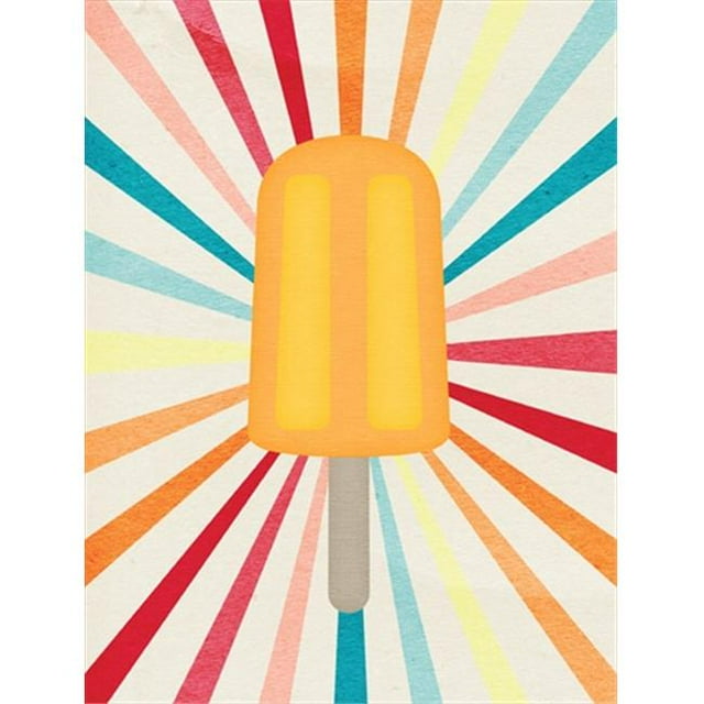 Carolines Treasures SB3104CHF Drapeau Popsicle Orange Toile Taille Maison