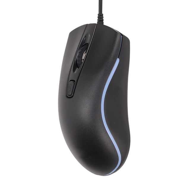 Gaming Mouse RGB Light Effect Ergonomic Maximum 1600DPI Stable Control Plug and Play Wired Mouse