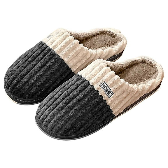 NOKIO Men And Women House Slippers Non Slip Cotton Linen Indoor And Outdoor Home Slipper Sandals Open Toe Bedroom Breathable Shoes Funny Christmas Design Men'S Slippers