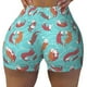 thumbnail image 2 of Fotbe Sea Otters Family In Blue Water Shorts Sin Costuras – Shorts Deportivos de Cintura Alta para Mujer, Elásticos para Gimnasio, Yoga, Running o Ciclismo-XX-Large, 2 of 8