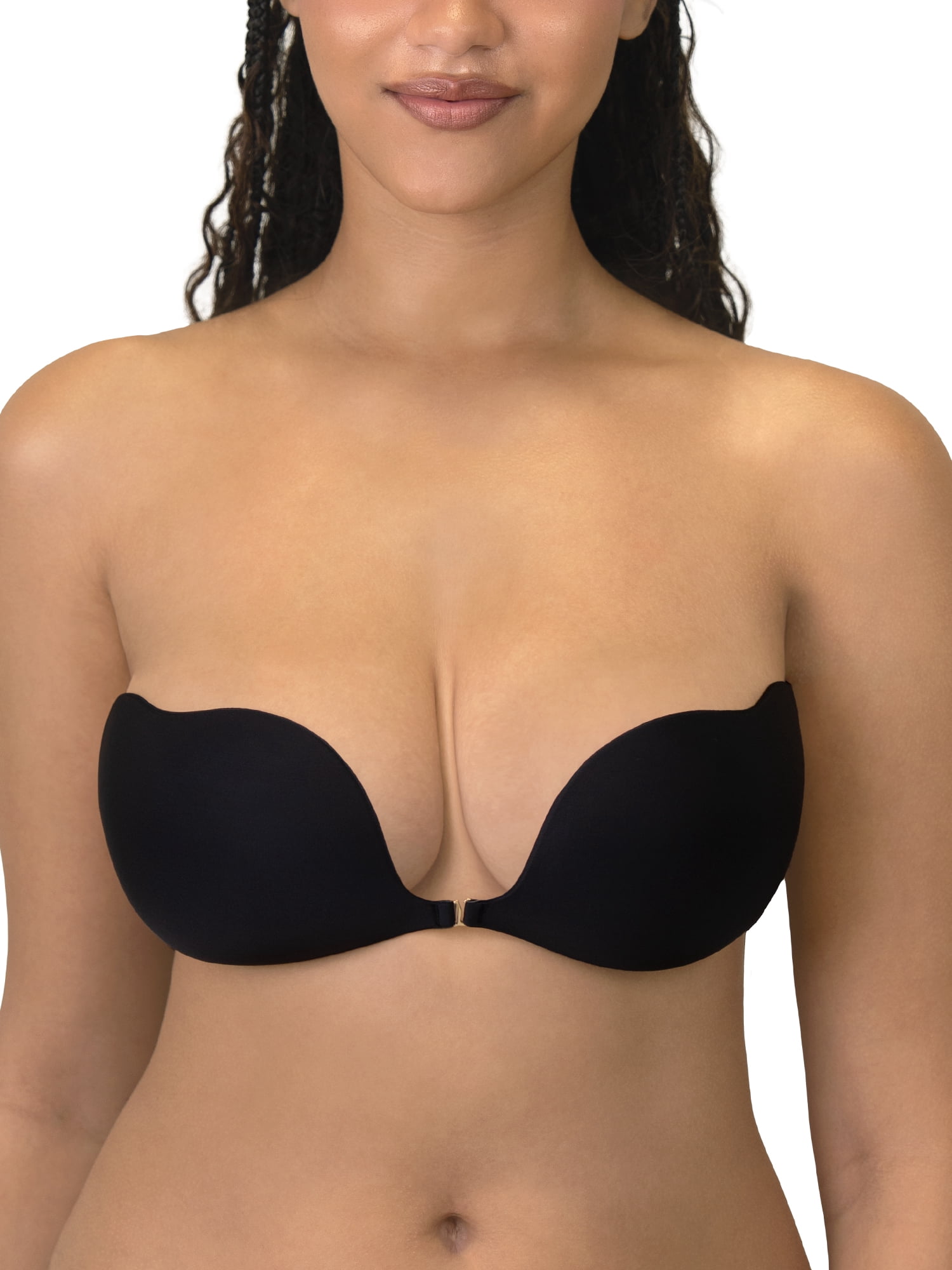 Joyspun Women's Seamless Lightly Lined Backless Bra, Sizes A-D