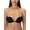 Black Soot, variant on Women's Lightly Lined Backless Bra, Seamless, Sizes A-D