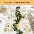 thumbnail image 5 of Sunflowers Gnomes Round 13 Inch Placemats Set of 6, Eucalyptus Spring Garden Floral HeatResistant Non Slip Place Mats for Dining Table, Wipeable Braided Kitchen Table Mats for Housewarming, 5 of 9