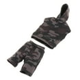 thumbnail image 3 of 1/6 Scale Male Dolls Clothes Male Hooded Top Shorts for 12" Soldiers Figures Style C, 3 of 8