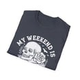 thumbnail image 4 of My Weekend is Booked Halloween Skull Books T-Shirt, 4 of 4