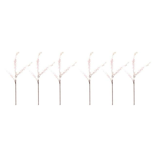 ZheElen 3pcs/set Wide Artificial Plant Versatile Décor Choice For Any Setting pink 2Set
