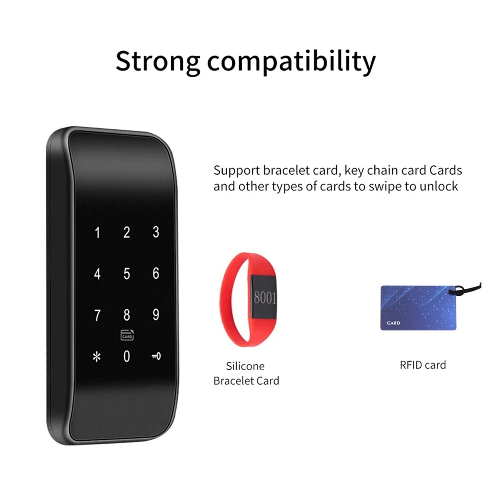 Fingerprint Smart Drawer Lock Electronic Cabinet Lock Unlock Intelligent Keyless Sensor Install Easy