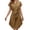 Z-Coffee632, variant on JIAYUE Women's Dress Sashes Belt Knee-Length Casual Solid Color Short Sleeve V Neck Loose Stylish Female Dresses