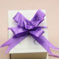 thumbnail image 2 of kurtrusly 200 Pieces Christmas Gift Packing Pull Bow Ribbons Present Wrapping Decoration Decor Party Supplies Easy to Assemble Fashionable Dark Purple Rose, 2 of 6