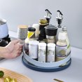 thumbnail image 2 of Bandeja de almacenamiento de especias para cocina Caja de almacenamiento de cosméticos giratoria Bandeja de rotación de 360 ​​grados Organizador de almacenamiento para baño (blanco), 2 of 5