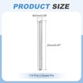thumbnail image 2 of Uxcell 110Pcs Clavo de espiga 2mm x 22mm Soporte de estante Clavo de acero inoxidable 304, 2 of 6