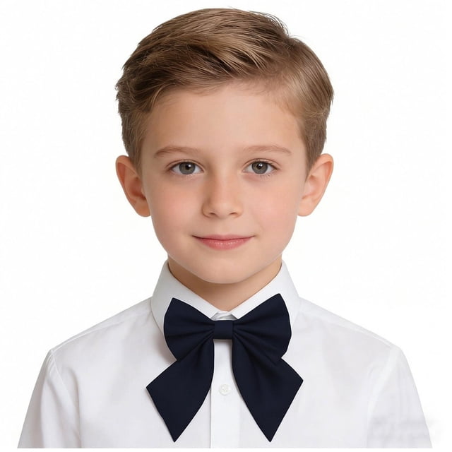 Girls' School Shirts for Girls Polyester Fashion Bow Tie Accessory