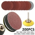 thumbnail image 4 of Ghojet 50mm Sanding Disc 200pcs Abrasive Discs 80/180/240/320/400/600/800/1000/2000/3000 Grit Ideal For Polishing / Rusting (20 Discs Per Grit Size), 4 of 9
