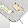 thumbnail image 6 of Mosiso Laptop Sleeve Bag for 13-13.3 Inch MacBook Pro/Air, Ultrabook Netbook Tablet Polyester Fabric Protective Carrying Case Cover, Gray, 6 of 6