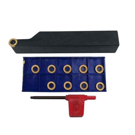 5/8" SRACR1616H10 Lathe Tool Holder with RCMT10T3MO Inserts for Precision Machining
