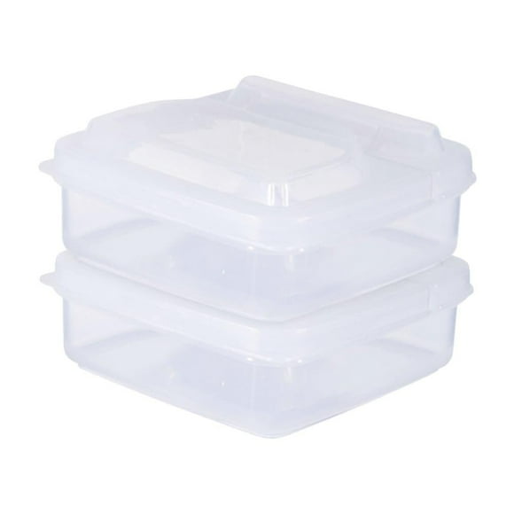 4 Pack-Bacon Keeper Deli Meat Saver Cheese Cold Cuts Plastic Food Storage Containers with lids for Refrigerators Lunch Box Christmas Cookie Holder Meal Prep Container