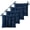 4 Count (Pack of 1), variant on Soft Velvet Chair Pads with Ties - 4 Pack, Thick Seat Cushions for Kitchen, Dining, Office - 18.8" Navy