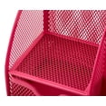 thumbnail image 3 of EXERZ  Wire Mesh Desk Organizer - Pink, 3 of 8